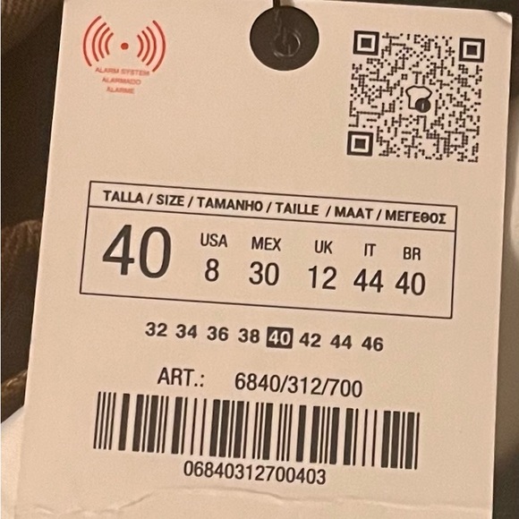 Zara Brown Ankle & Cropped Jeans - Picture 5 of 5